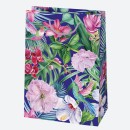 Colour Birds Flower paper gift bag 23x32x11 cm