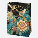 Colour Birds Flower paper gift bag 23x32x11 cm