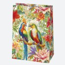 Colour Birds Flower paper gift bag 23x32x11 cm