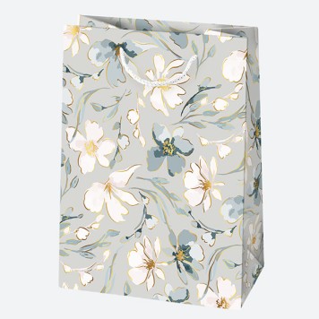 Colour Blossom Flower paper gift bag 23x32x11 cm
