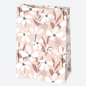 Colour Blossom Flower paper gift bag 23x32x11 cm