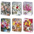 Colour Bouquet Flower paper gift bag, gift bag 23x32x11 cm