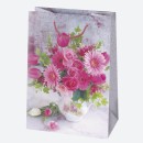 Colour Bouquet Flower paper gift bag, gift bag 23x32x11 cm