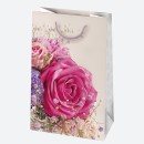 Colour Bouquets Flower paper gift bag, gift bag 16x24x7 cm