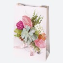 Colour Bouquets Flower paper gift bag, gift bag 16x24x7 cm