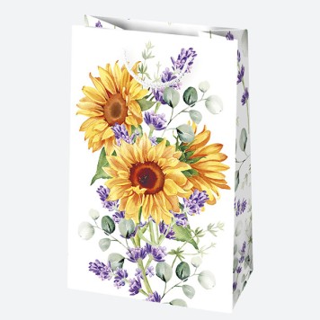 Colour Mirth Flower paper gift bag, 16x24x7 cm