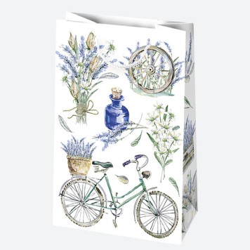 Colour Mirth Flower paper gift bag, 16x24x7 cm