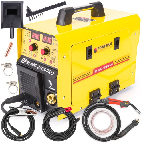 SPAWARKA MIGOMAT INWERTOROWY MIG MAG MMA TIG 210A PM-IMG-210S-PRO