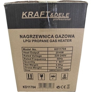 Nagrzewnica gazowa 25kW KD11704