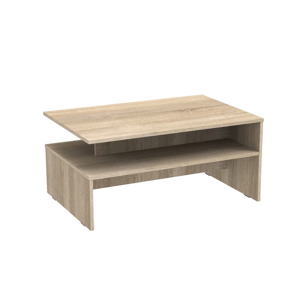 Coffee table Kolya pakoworld in sonoma color 90x60x42.3cm Coffee table Kolya pakoworld in sonoma color 90x60x42.3cm
