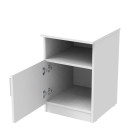Galdi pakoworld bedside table in white color 40x45x60cm