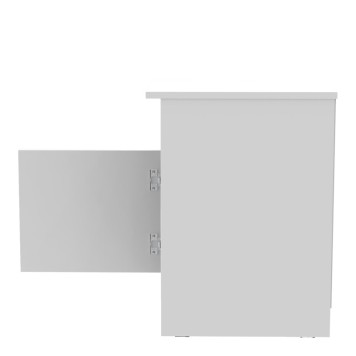 Galdi pakoworld bedside table in white color 40x45x60cm