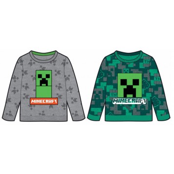 Minecraft Blocky children's knitted sweater 6-12 years