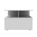 Table basse bois blanche 90x60x42,3 cm

