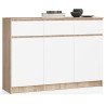 KOMODA K140 3D 3SZ CLP PK SONOMA / BIAŁA