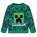 Minecraft Green children's knitted sweater 10 years