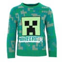 Minecraft Green children's knitted sweater 12 years