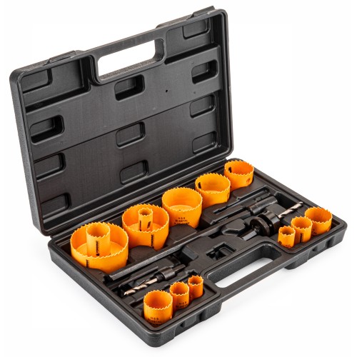 Zestaw OTWORNIC do metalu drewna bimetal 17EL PM-ZODM-17ET