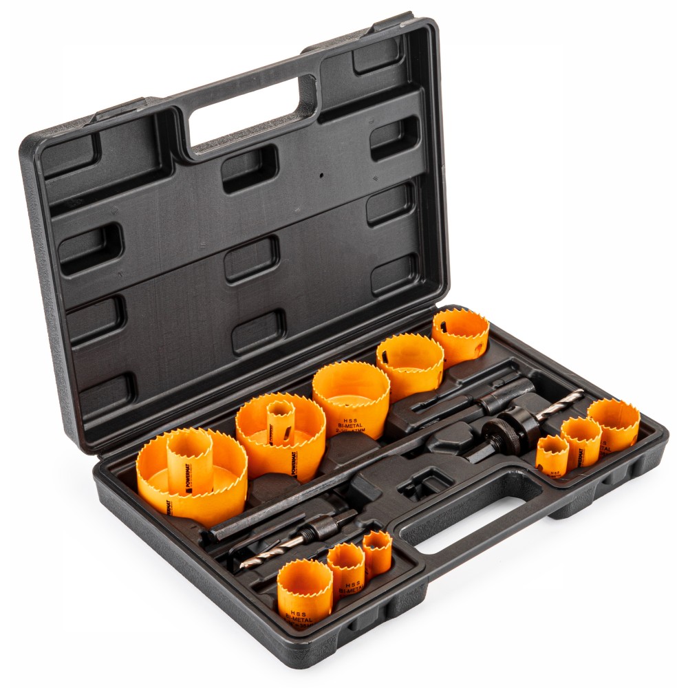 Zestaw OTWORNIC do metalu drewna bimetal 17EL PM-ZODM-17ET