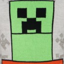 Minecraft Grey children's knitted sweater 8 years