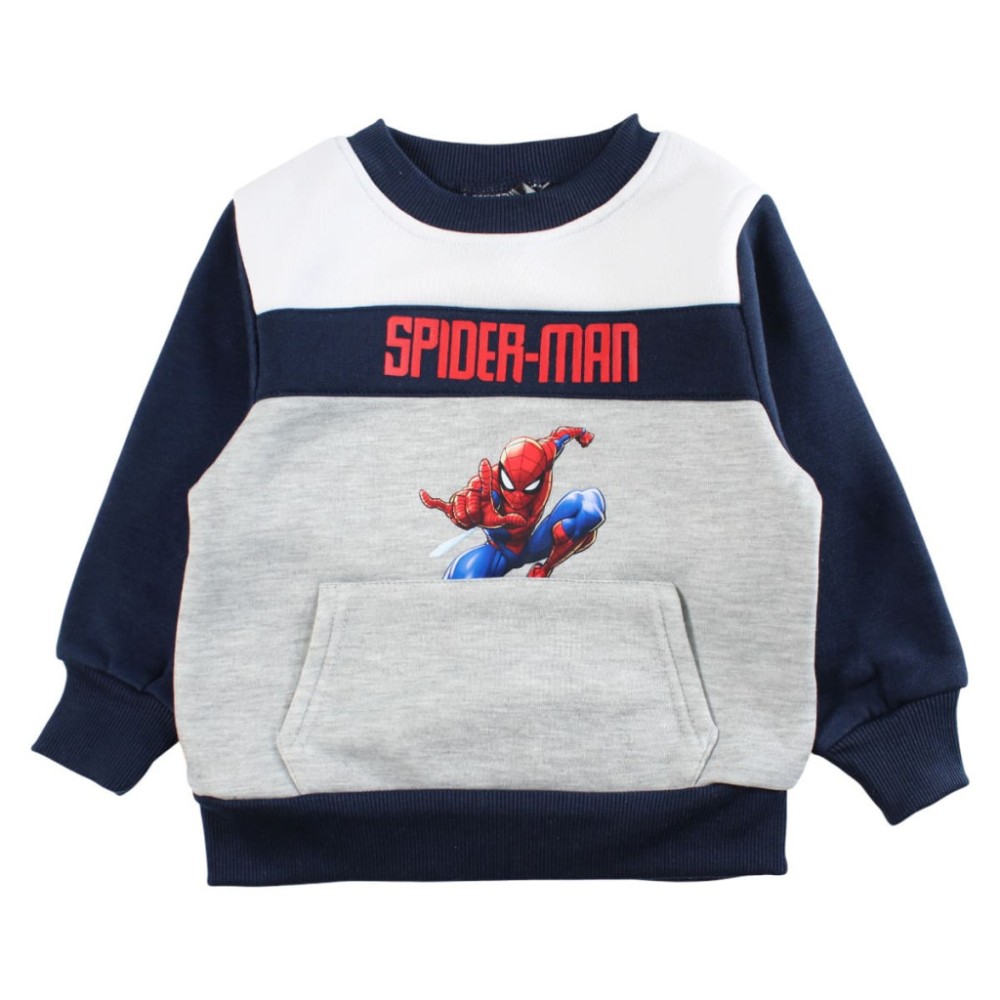 Spiderman Grey children's sweater 2 - 8 years / 92 - 128 cm
