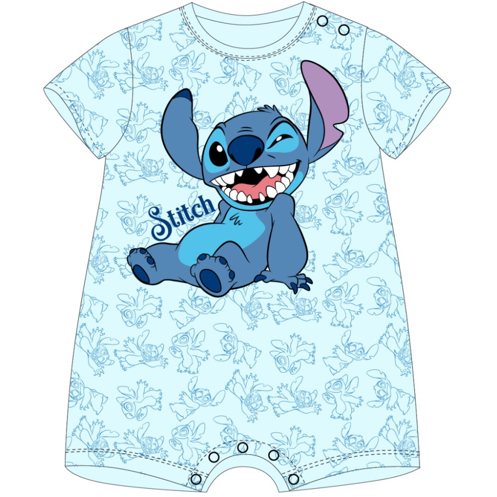 Disney Lilo and Stitch Blue baby sunsuit 62-92