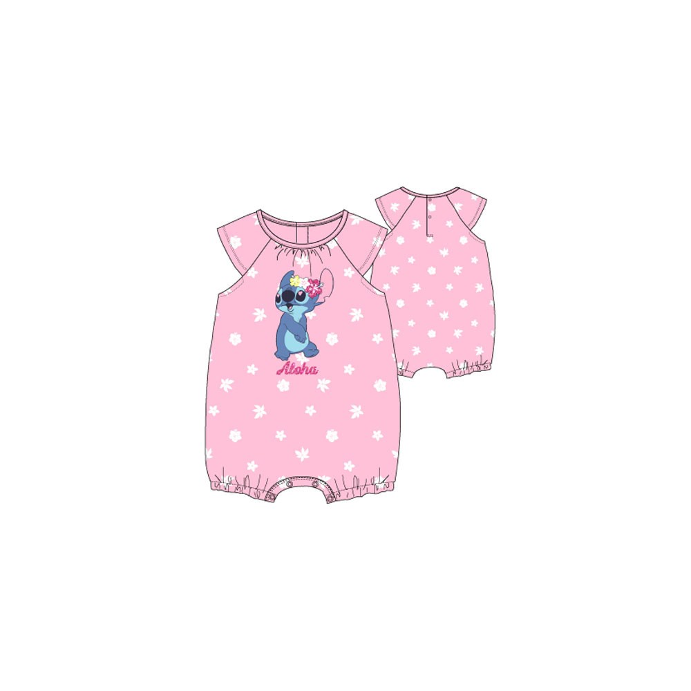 Disney Lilo and Stitch Mini Aloha Pink baby sunsuit 6-24 months