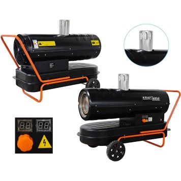 Nagrzewnica olejowa 40kW z odprowadzeniem spalin KD11714