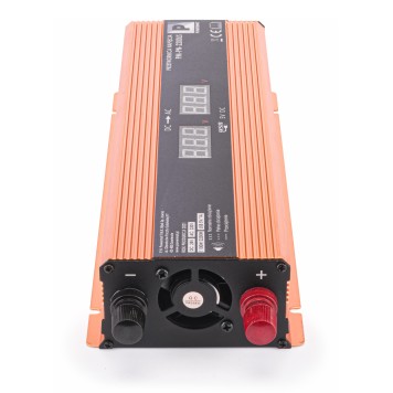 Przetwornica NAPIĘCIA Samochodowa 24V 2200W LCD PM-PN-2200LS