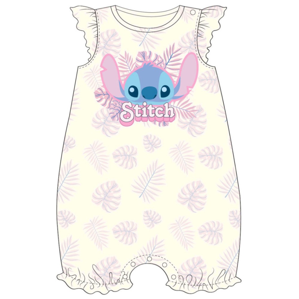 Disney Lilo and Stitch Yellow Leaf baby sun suit 62-92