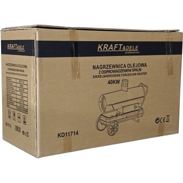 Nagrzewnica olejowa 40kW z odprowadzeniem spalin KD11714