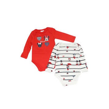 Disney Minnie  baby bodysuit, combo dress 2-piece set