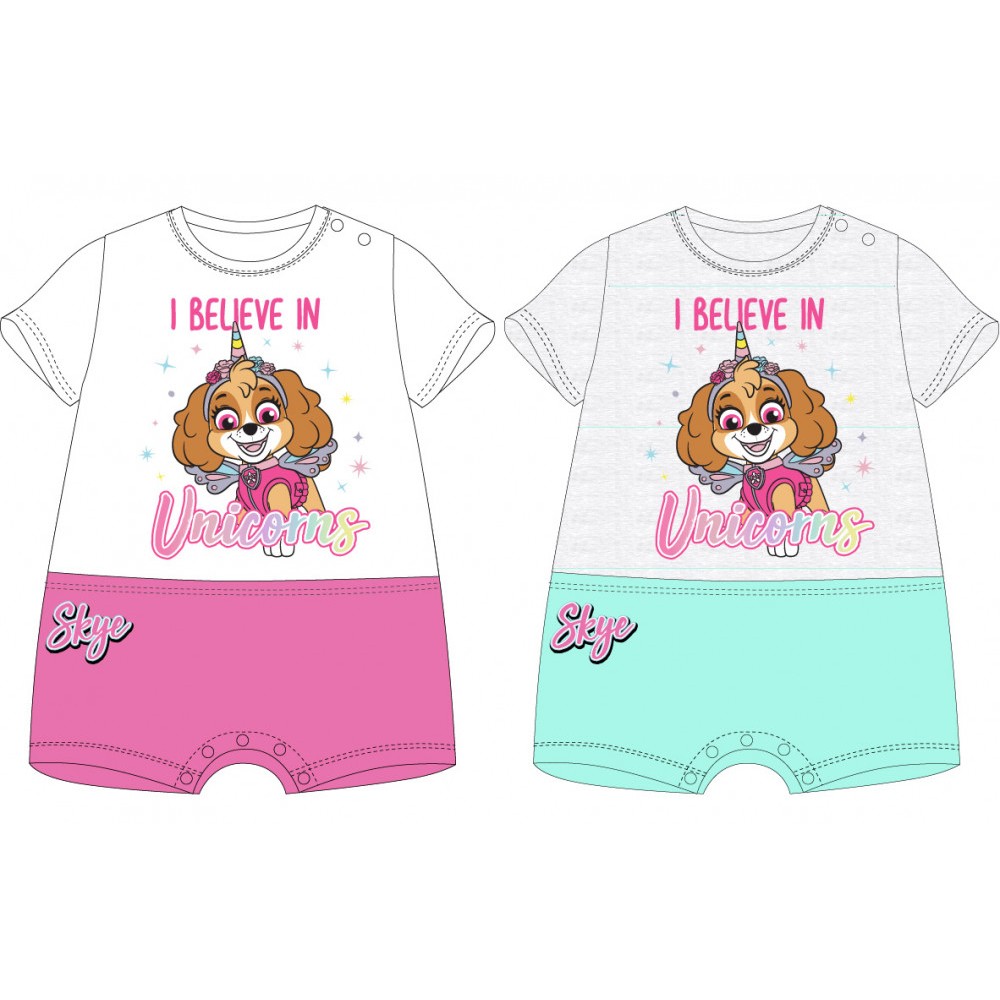 Paw Patrol Unicorn baby romper 62-92