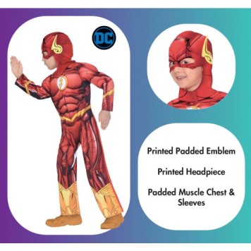 The Flash costume 4-6 years
