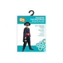 Halloween Black Masked Swordsman Costume 120/130 cm