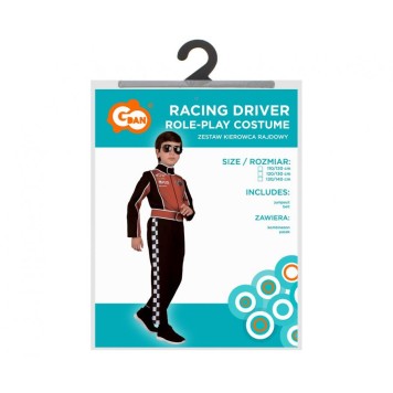Halloween Speed Racing Driver Costume 110/120 cm