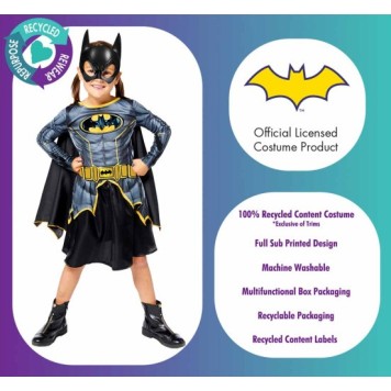 Batman Batgirl costume 6-8 years