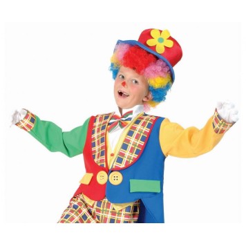 Colour Colorful Clown Costume 110/120 cm