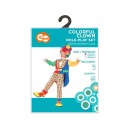 Colour Colorful Clown Costume 110/120 cm