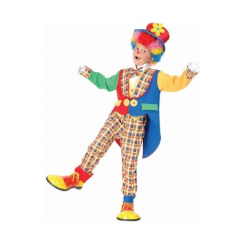 Colour Colorful Clown Costume 120/130 cm