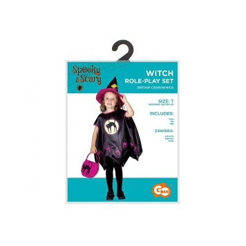 Witch Black Cat costume 92/104 cm