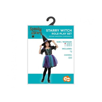 Witch Starry costume 110/120 cm