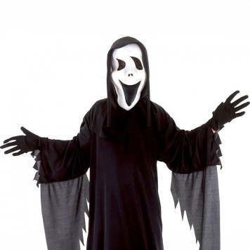Halloween Black Demon Costume 120/130 cm
