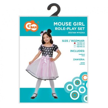 Halloween Pink Mouse costume 120/130 cm