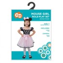 Halloween Pink Mouse costume 92/104 cm