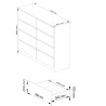KOMODA K 120 cm 8 SZUFLAD PK OLCHA