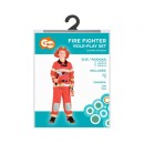 Fireman Fire Fighter, costume 110/120 cm