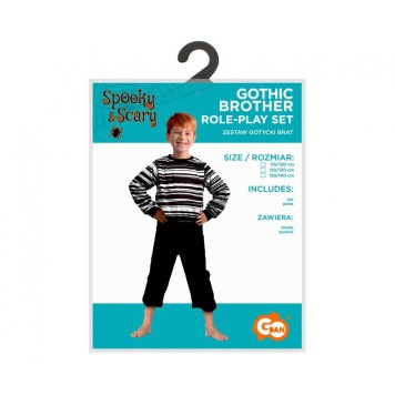 Halloween Gothic Brother costume 130/140 cm