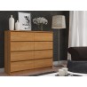 KOMODA K 120 cm 8 SZUFLAD PK OLCHA