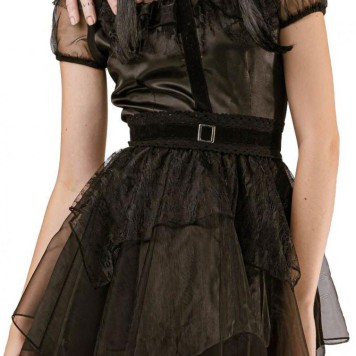 Halloween Gothic Schoolgirl Prom Costume S